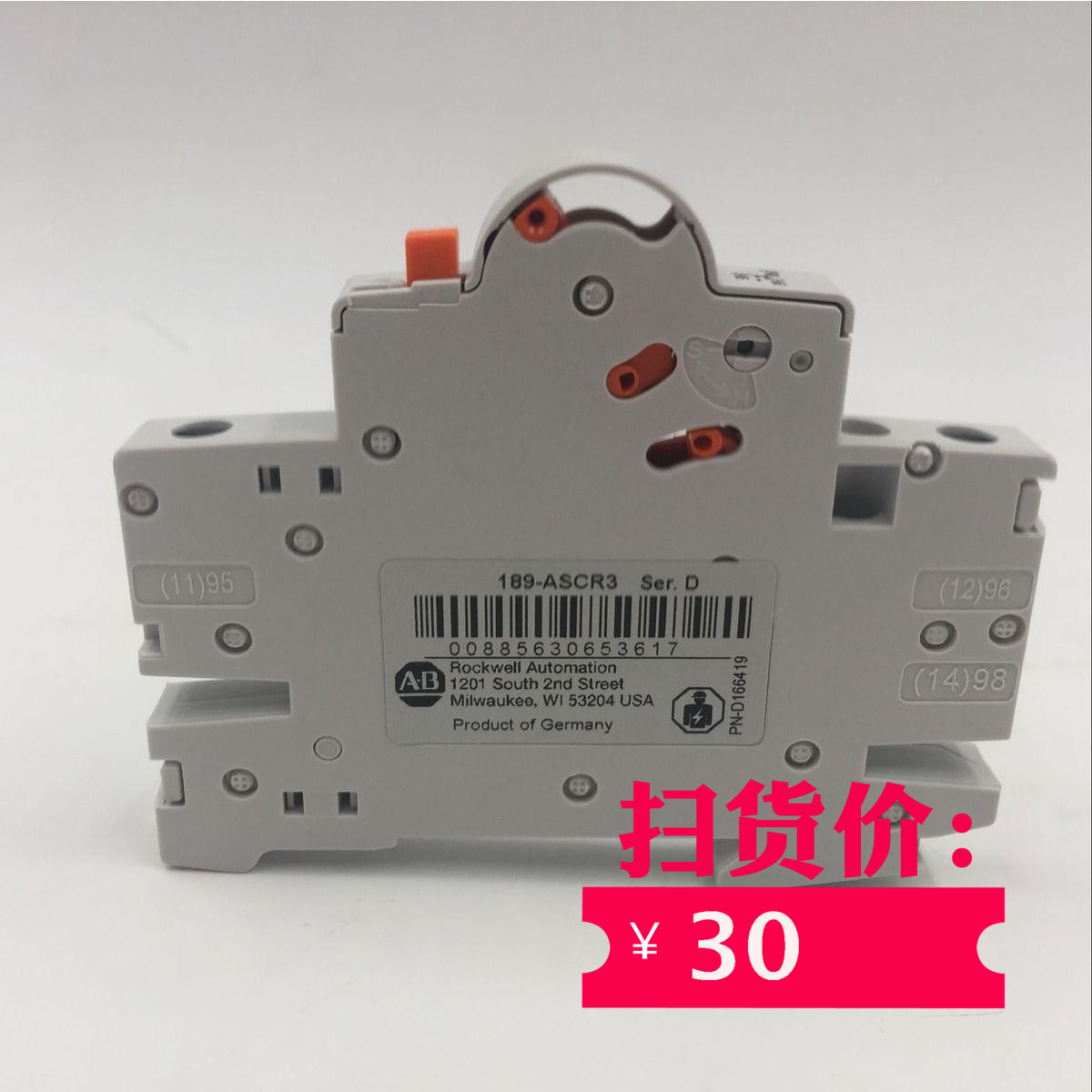 AB circuit breaker auxiliary contact point contactor auxiliary contact point 189-ASCR3