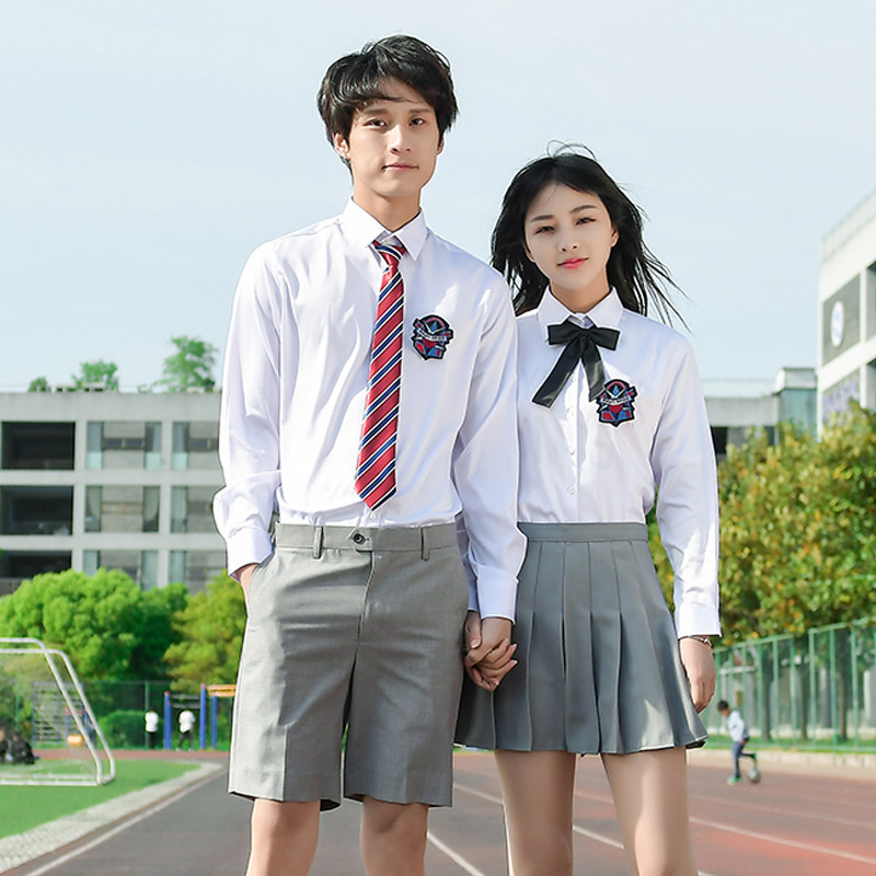 Rental college style class uniform junior high school student suit jk uniform sports meeting summer graduation photo photo small age same style