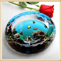 Crystal fashion ashtray creative personality trendy multifunctional large hotel KTV bedroom living room ashtray hot sale