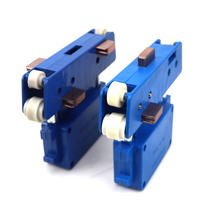 Traveling crane collector three-stage 4-pole JD-4-100A tube type sliding contact wire dedicated conductive slider carbon brush
