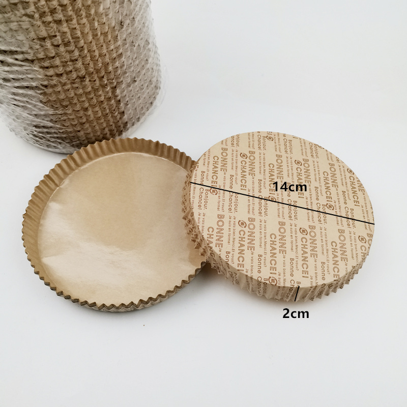 Pizza paper mat oil-proof high temperature resistance into the oven disposable pizza tray paper tray round oil-proof paper pizza tray