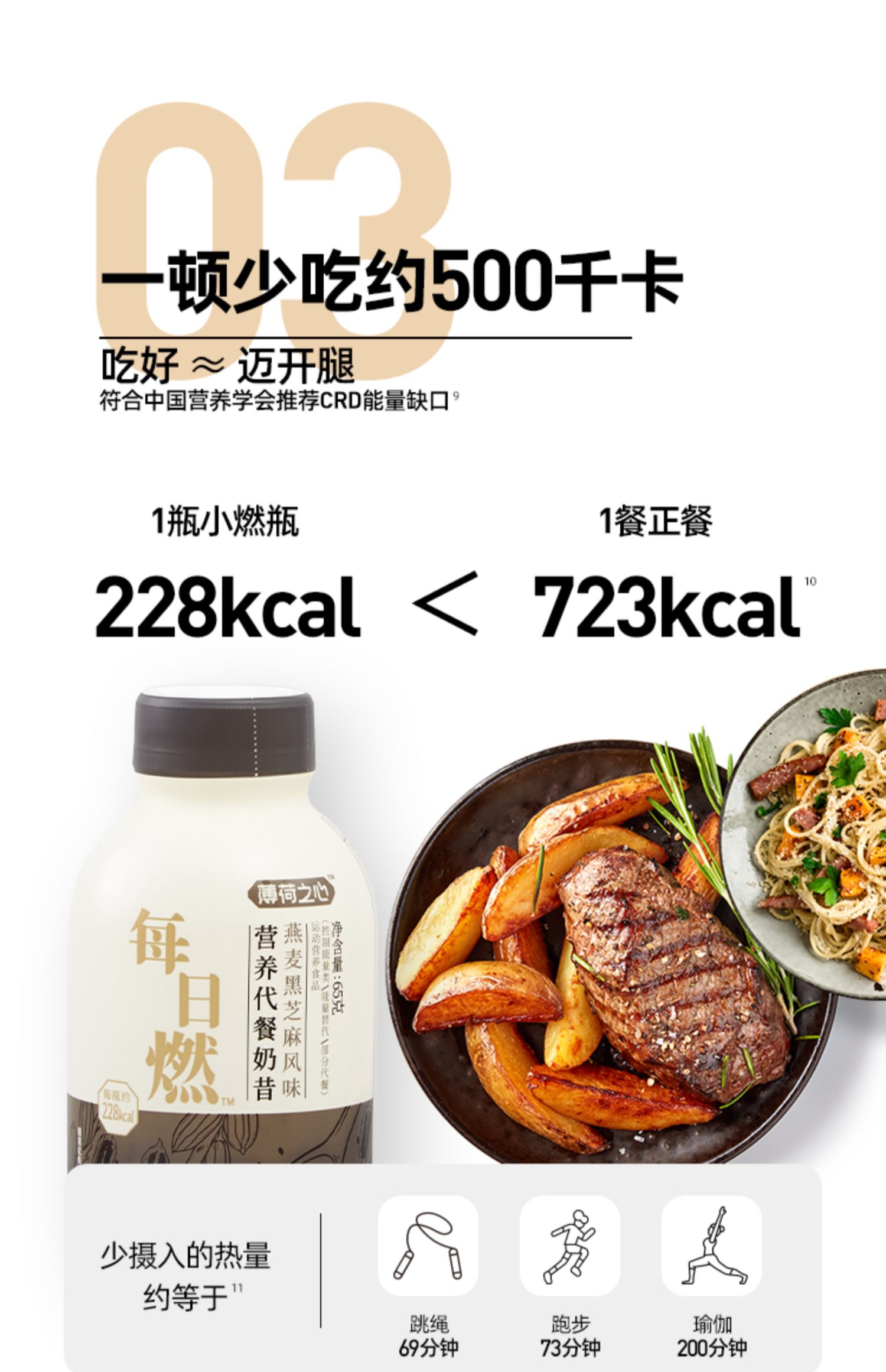 【薄荷健康品牌】轻卡代餐奶昔30袋