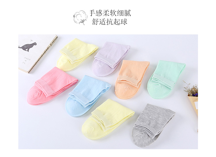 Nam cực vớ nữ vớ ống Hàn Quốc mùa xuân và mùa hè mô hình ladies cotton cao đẳng gió đen dài ống cotton phụ nữ vớ