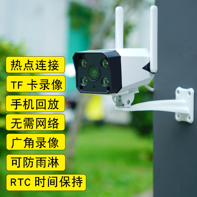 Беспроводная домашняя камера, подключение карты памяти для хранения видео, нет Wi-Fi, нет мониторинга сети, подключение к точке доступа мобильного телефона