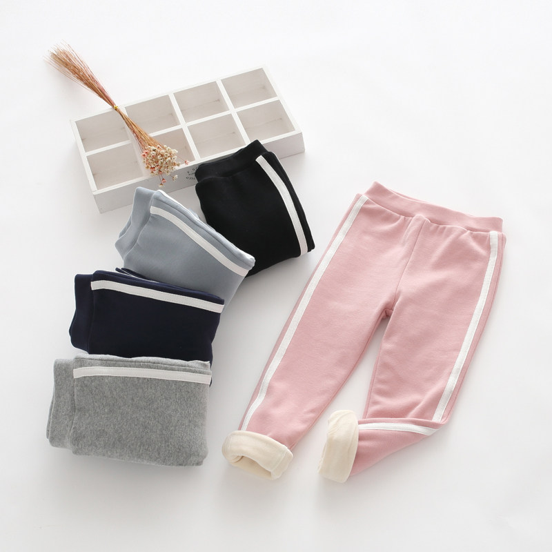 Autumn Winter New Girl Brief Bar Pure Cotton Inner Lap Pants Children baby Han version Stretch Body Casual Pants
