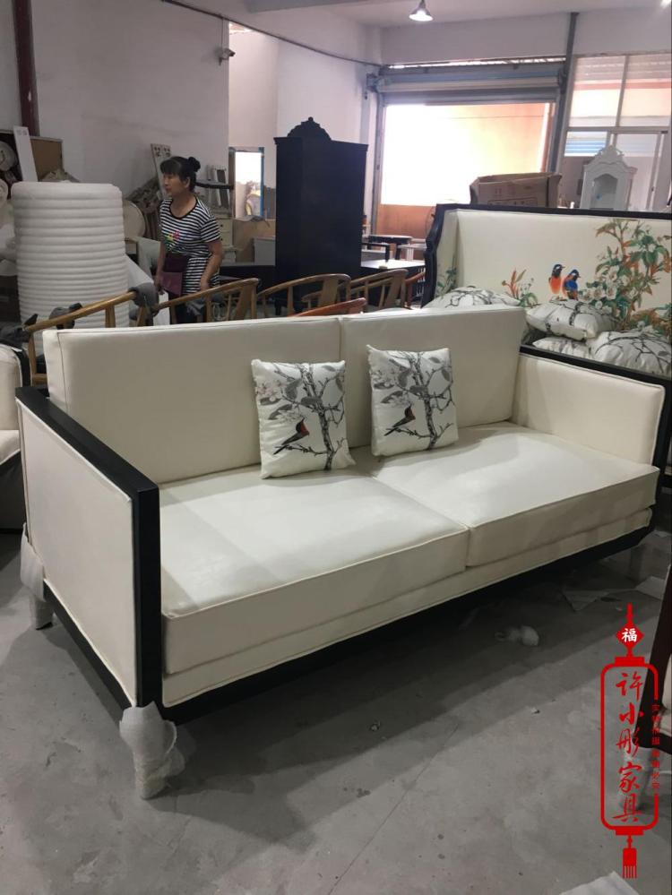 Mới kết hợp sofa gỗ rắn Trung Quốc đơn sofa giải trí bán giường ngủ văn phòng và bữa sáng để thảo luận về sofa Zen nội thất hiện đại - FnB Furniture chân bàn inox mạ vàng