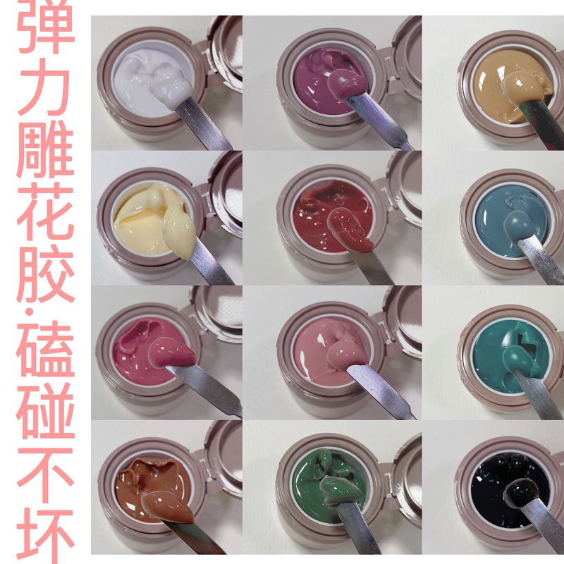 Elastic Carving Glue That Won'T Break When Hit, Can Be Stretched at Will, Soft Modeling Glue, Non-Sanding and No-Wash