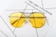 Kính râm ống kính màu nữ có thể được trang bị cận thị với kính độ màu vàng xanh lục xanh đỏ kính râm nam tròng kính cận