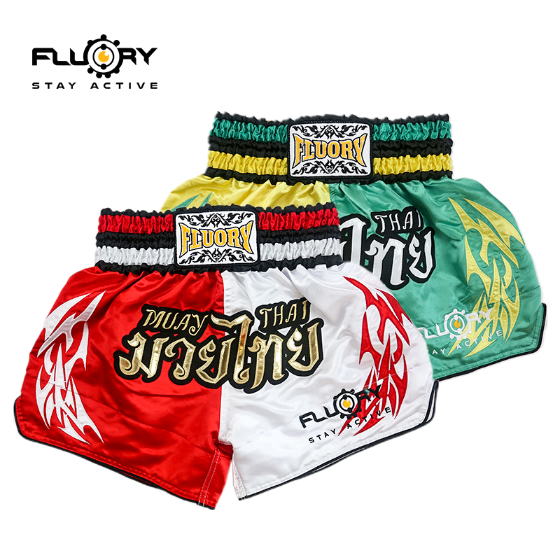 Fight training competition Muay Thai boxing shorts men's and women's new casual red and black children's sanda boxing suit customization