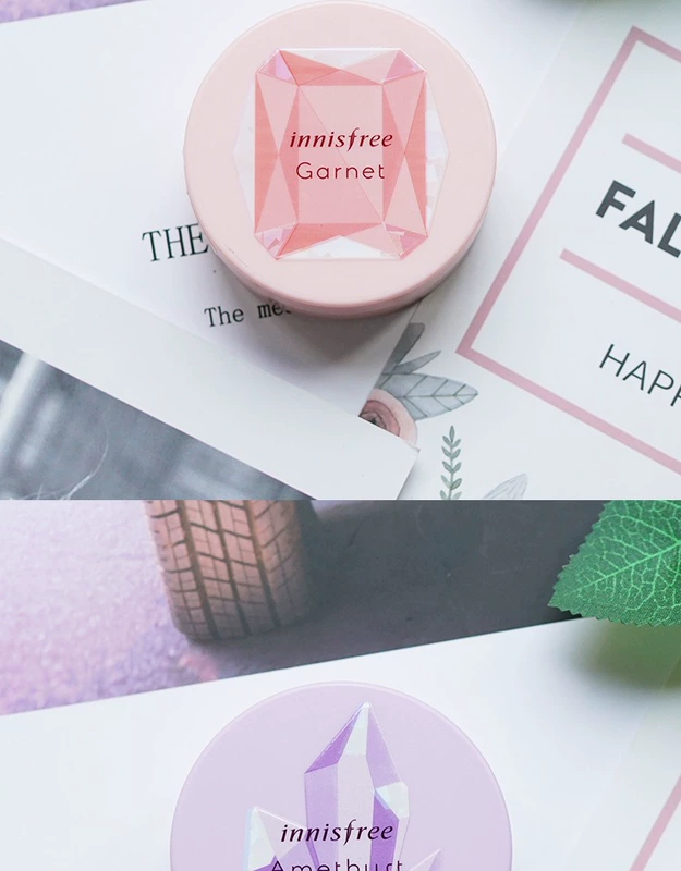 Hàn Quốc innisfree Phong cách Hyatt 薄荷 Bộ phấn phủ lỏng lẻo khoáng chất trang điểm lâu trôi kiểm soát dầu 5g phấn phủ karadium