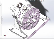 Cycloidal pinwheel reducer three-dimensional modeling drawing Solidworks2016 design