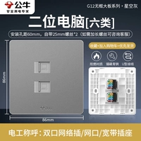 [Starry Grey] Два компьютера [Super Six Categories] (скорость Gigabit Network)