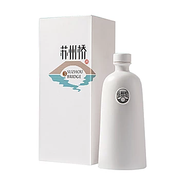 苏州桥白瓷酒水白酒500ml