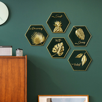 Nordic green plant wall hanging wall pendant creative ins style home decoration living room bedroom background wall wall decoration