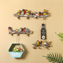 Adhesive hook creative wall decoration clothes hook American country coat hook door key storage rack porch shelf