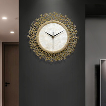 Nordic Light Extravagant Creative Hanging clock Living room Fashion home Watch personality mute clock Xuanguan Art hanging watch decoration
