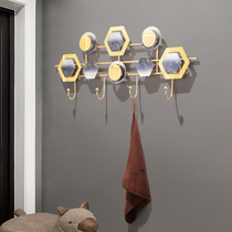Porch creative adhesive hook hanging key holder door wall decoration rack Nordic art fitting room household hanger hook