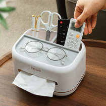 Japan imported MUJIΕ light luxury style tissue box tissue paper living room coffee table storage home creative fashion high-end