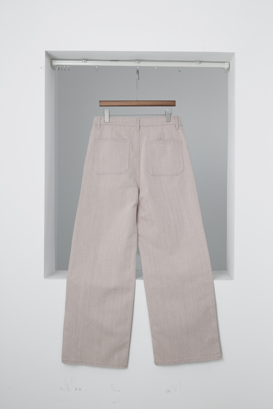 Ouc Fii 26Ss Italian Candiani Matte Pink Raw Denim Thin