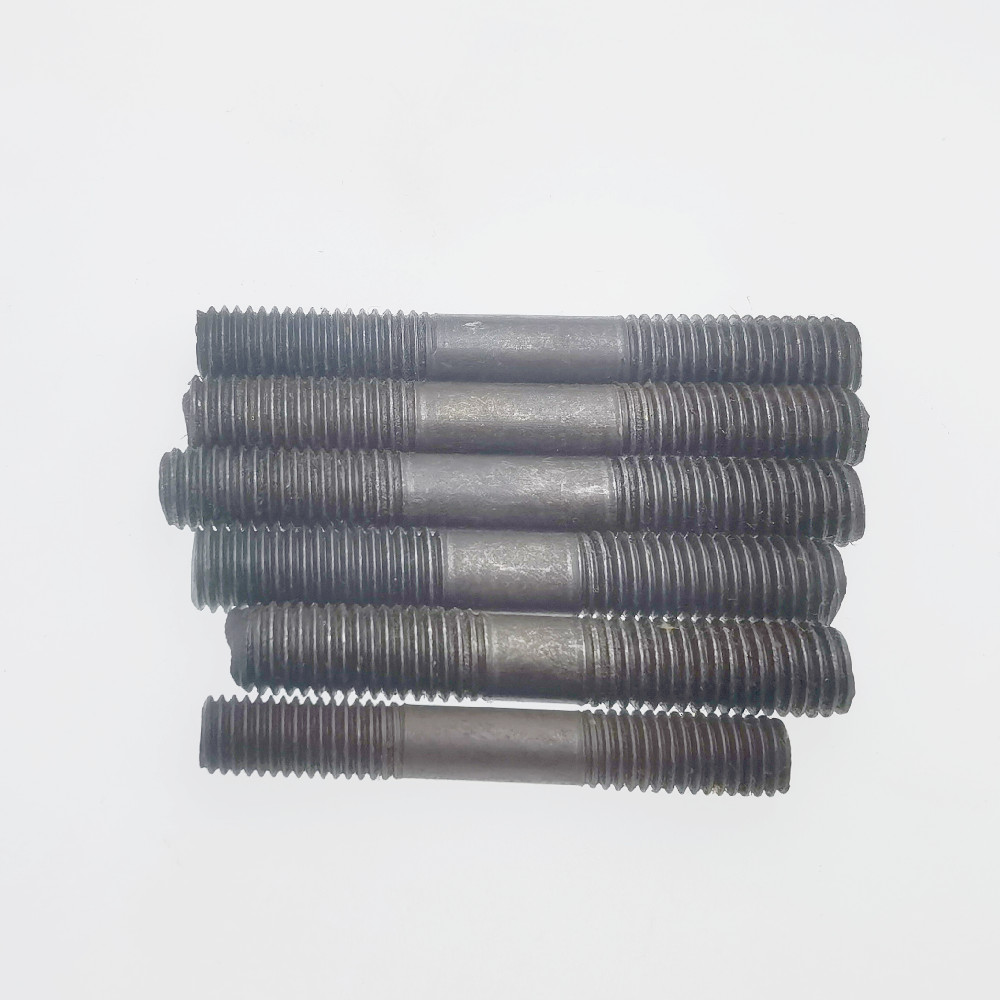 48 grade GB901Q235 B-type black double head screw stud screw M6M8M10M12M14M16M20