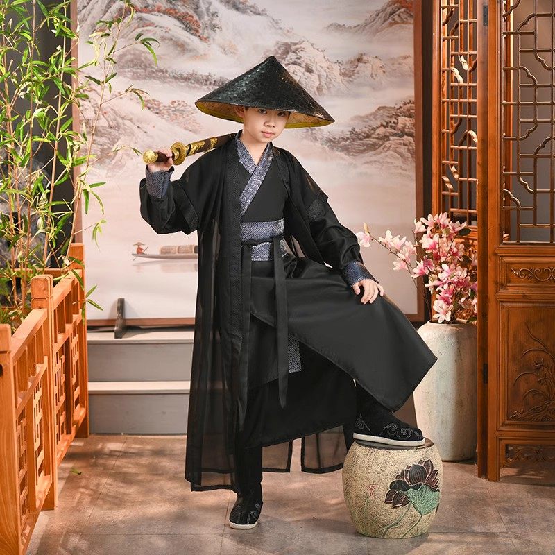 汉服男童侠客装有哪些经典款式?适合哪些场合穿?-汉服-淘宝好物网