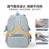Ранец, вместительная и большая сумка через плечо со сниженной нагрузкой, водоотталкивающий рюкзак, для средней школы, защита позвоночника