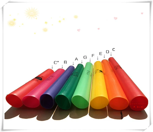 Бесплатная доставка Olff Daturing Instrument 8 Audio Barrel Color Eight -Sound Tube 8 Audio Tube Plastic 8 Audio Cylinder