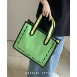 Японский шоппер, летняя мультяшная вместительная и большая сумка на одно плечо