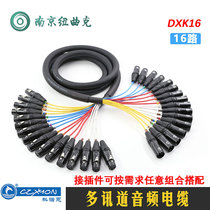 DXK16 Multi-channel Audio Cable Stage Performs Audio Signal Line 16 Road Cannon Public Transfer 6 5 Cannon Mother