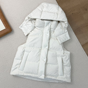 Wunderpuff short puff down vest for women