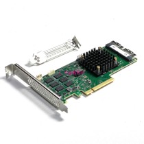 The Broadcom LSI 9560-16i array card 05-50077-00 SAS3916 supports NVME Solid State
