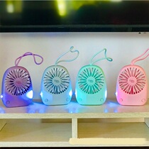 2020 Summer new with night light handheld portable charging mini USB children fan creative gift toy