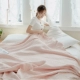 Dòng chăn chăn mùa hè là bốn lớp đơn đôi mùa hè mỏng điều hòa sofa chăn chăn ngủ trưa - Ném / Chăn chăn lông cừu giá rẻ
