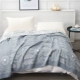Dòng chăn chăn mùa hè là bốn lớp đơn đôi mùa hè mỏng điều hòa sofa chăn chăn ngủ trưa - Ném / Chăn chăn lông cừu giá rẻ