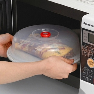 Japan imported (INOMATA microwave oven heating plastic fresh cover) Kitchen seal cover plate cover bowl cover