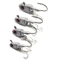 Fish type lead hook blood groove hook 7G 10G 14G 20g outdoor fishing Yuanluya Soft Bait soft fish soft insect hook