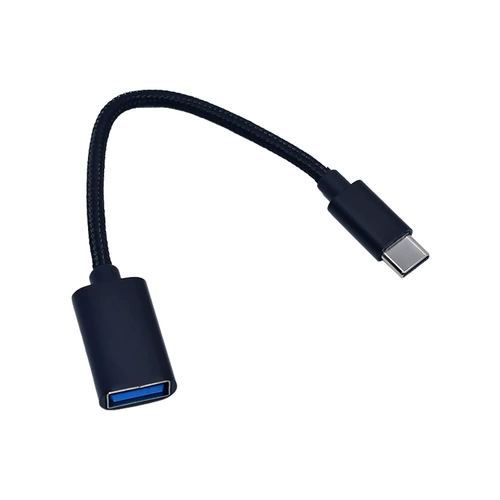 Адаптер Android-адаптер Type-C в интерфейс Нейлоновый плетеные чтение мобильный телефон USB-диск OTG Conversion USB-адаптер