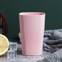 Квадратный, розовый, 350 мл