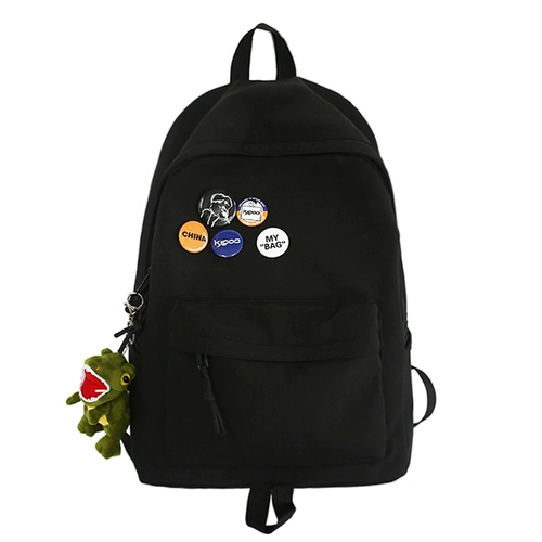 Японская мужская вместительная и большая сумка для путешествий, школьный рюкзак, простой и элегантный дизайн, для средней школы, подходит для подростков, подходит для студента