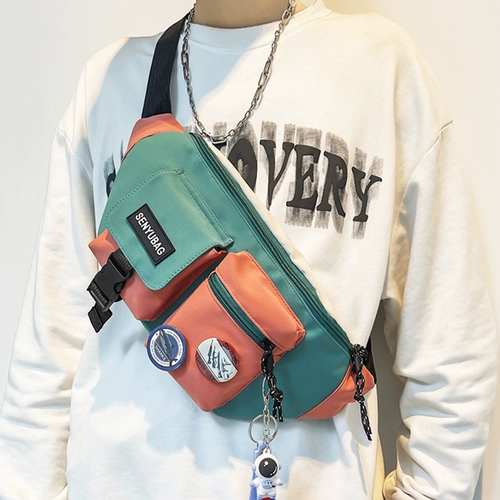 Сумка через плечо для отдыха, японская спортивная поясная сумка, нагрудная сумка, небольшая сумка