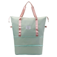 Зеленый с розовым поясом [улучшенная версия - двухслойное расширение] (сухое и влажное разделение + возможность расширения на 20 см)