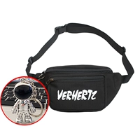 Черная водонепроницаемая ткань, серебряная космическая подвеска