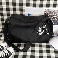 Черный с холст -обувь кулон