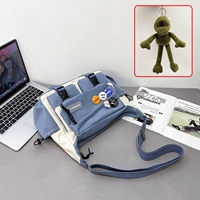 Комбинация синего и белого цвета + 5-часовые набор подарочных марки + подвеска лягушки