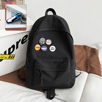 Черный значок, комплект, туфли, подвеска