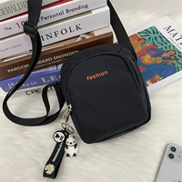 Красный [маленький] + Геометрическая кулона панды