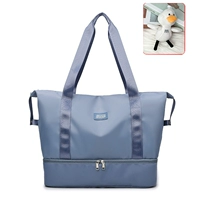 Туманно-синий [разделение сухой и влажной воды + отдельное отделение для обуви] + утка для смыва