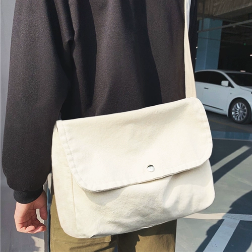 Мужская ретро японская сумка через плечо, сумка на одно плечо для отдыха, универсальный шоппер