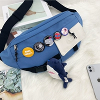 Синий значок, комплект, акула