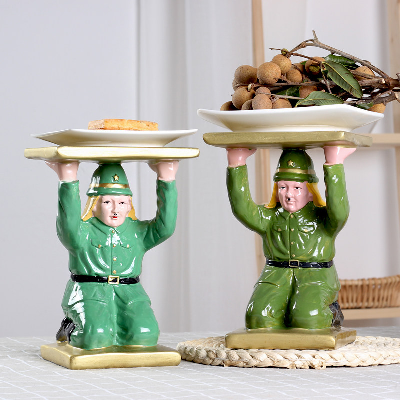 Mood Dishes Cutlery Cutlery Little Japanese Devils Surrender Creative Fashion Personality Dishes Base Hotel Restaurant Open Stall Supplies-Taobao